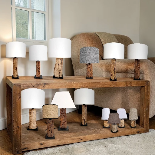 lampe en bois massif et métal (série limitée)