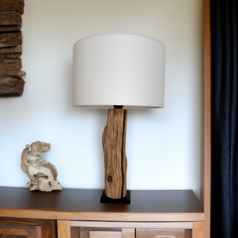 lampe en bois massif et métal (série limitée)