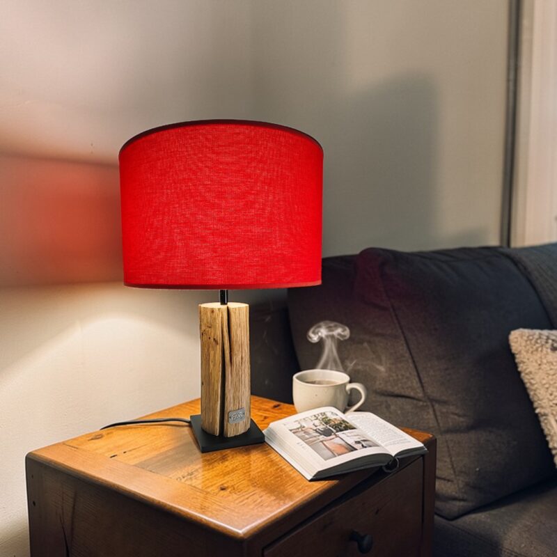 lampe en bois massif et métal (série limitée)